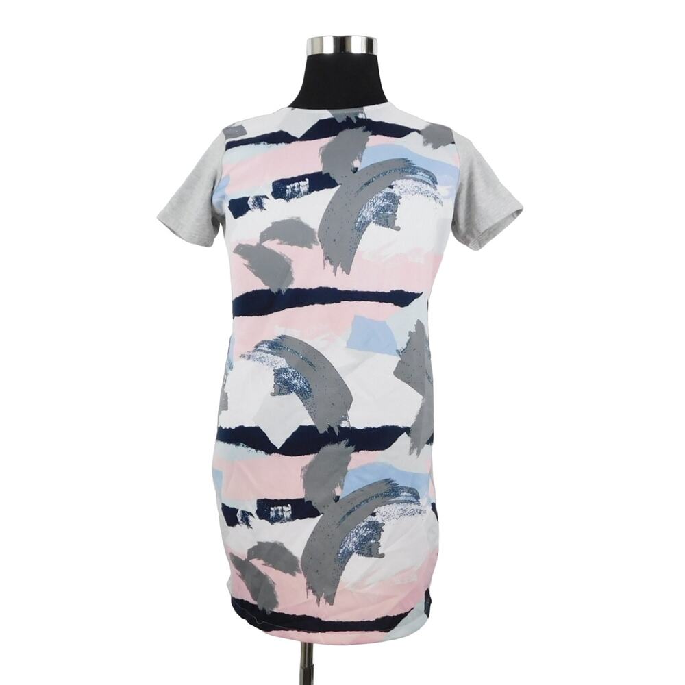 Cotton On Polyester Cotton Short Sleeve Sweatshirt Dress Womens Medium
